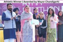 Athletics-800-mtr-winner-Awarded-by-Mayor-Chandigarh